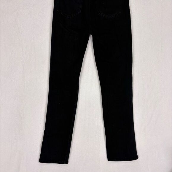 Pistola Revolve Black High Waisted Slit Front Bootcut Jeans Women's Size 25 - Picture 12 of 13